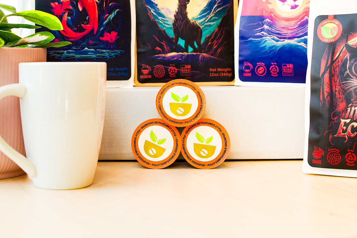 12 Count Compostable Coffee Pods