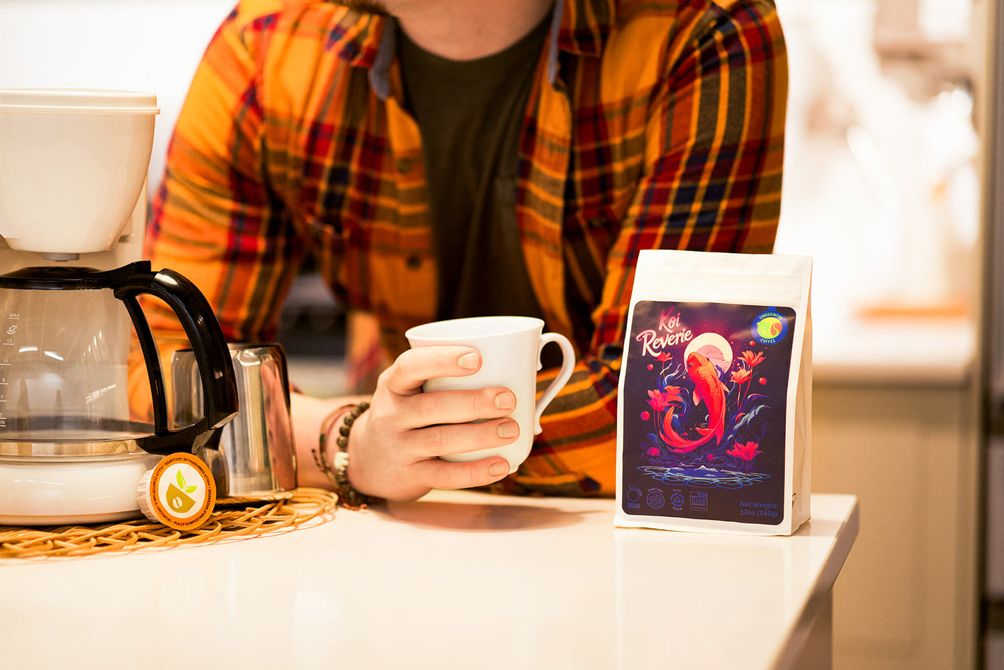 Medium Roast - DECAF 12oz Bag