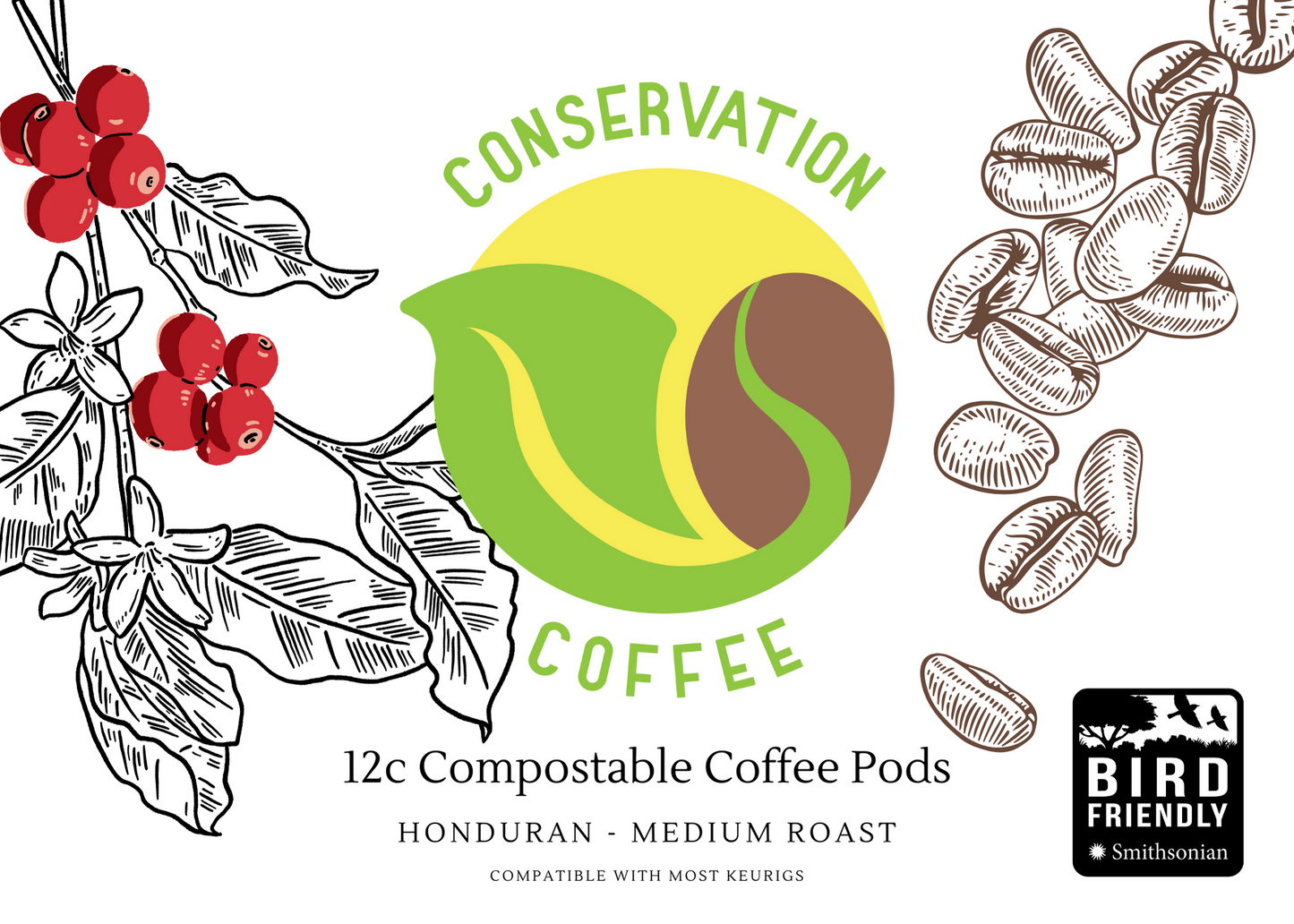12 Count Compostable Coffee Pods